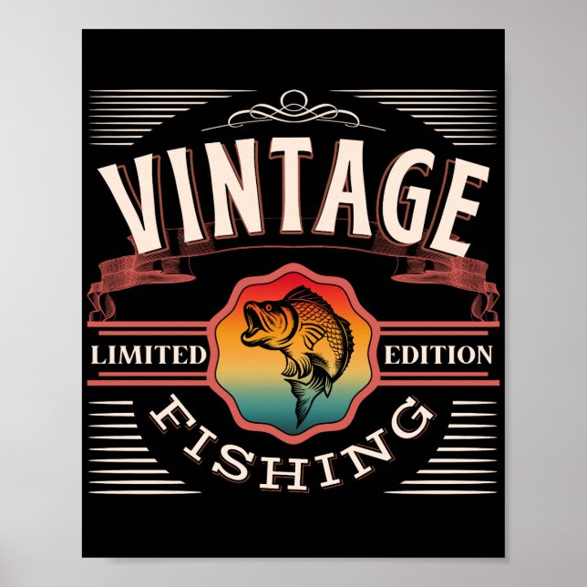 POSTER PEIXARIA VINTAGE EDIÇÃO LIMITADA  (Frente)