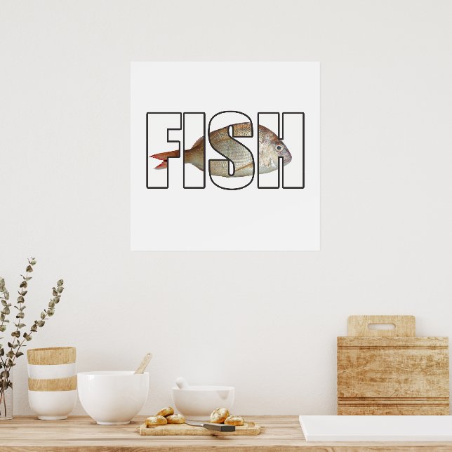 Poster Peixe (Cozinha)