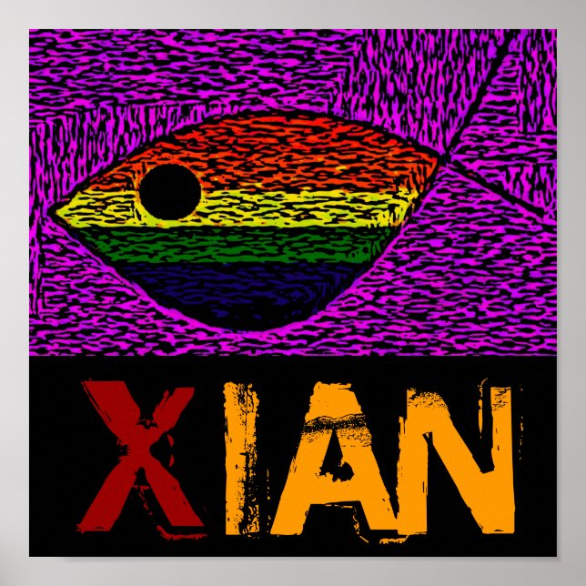 Pôster Peixe Arco-Íris (Frente)