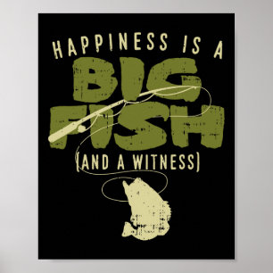 Poster Peixe de Felicidade Testemunha Grande Pescador de