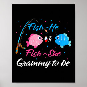 Poster Peixe-ele ou Peixe-ela Grammy Para Revelar Gênero