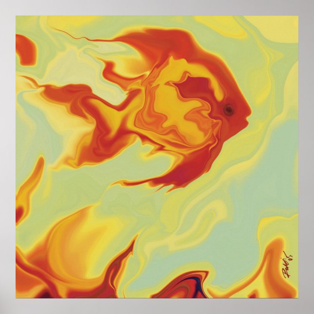 Poster Peixe-Goldfish 1 (Frente)
