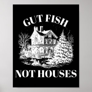 Poster Peixe Intestino, Não Casas Conservação Costeira Vi