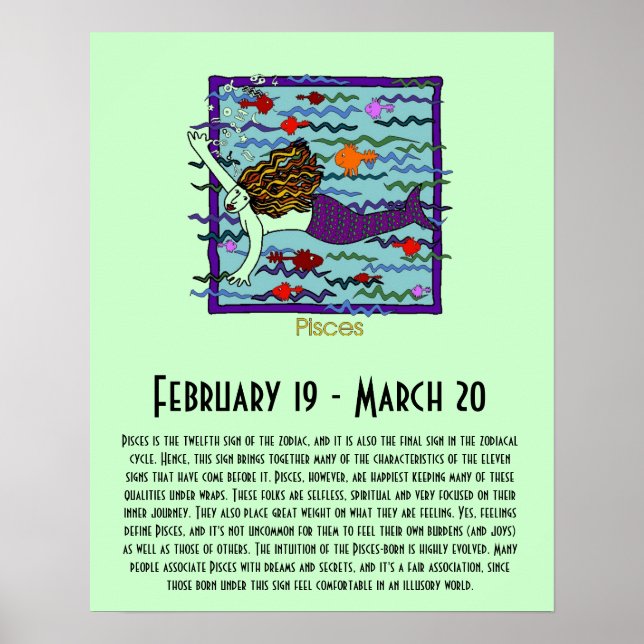 Poster Peixes (Frente)