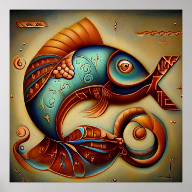 Poster Peixes 10 (Frente)