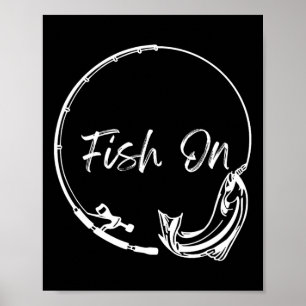 Poster Peixes Capturados Engraçados Dizendo Humor De Pesc