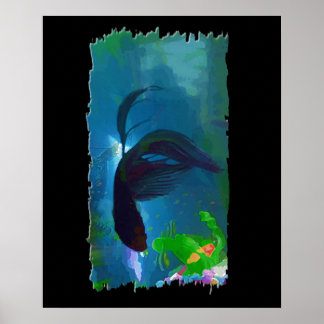 Pôster Peixes de combate siameses