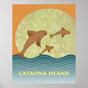 Pôster Peixes de vôo de Catalina