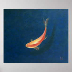 Pôster Peixes dourados