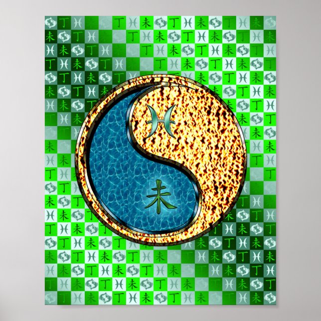 Poster Peixes e Cabina de Fogo (Frente)