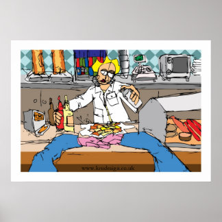 Pôster Peixes e Chips