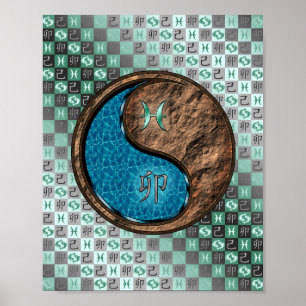 Poster Peixes e Coelho da Terra