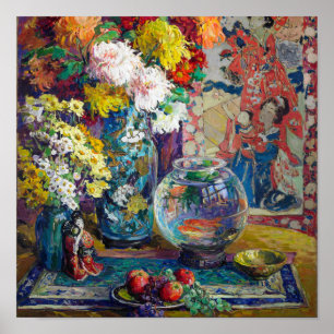 Poster Peixes, Frutas e Flores Kathryn E. Cherry