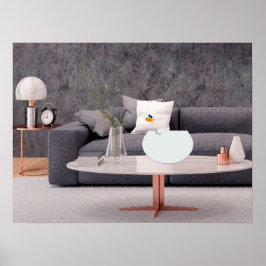 Poster Peixes-Goldfish Voadores