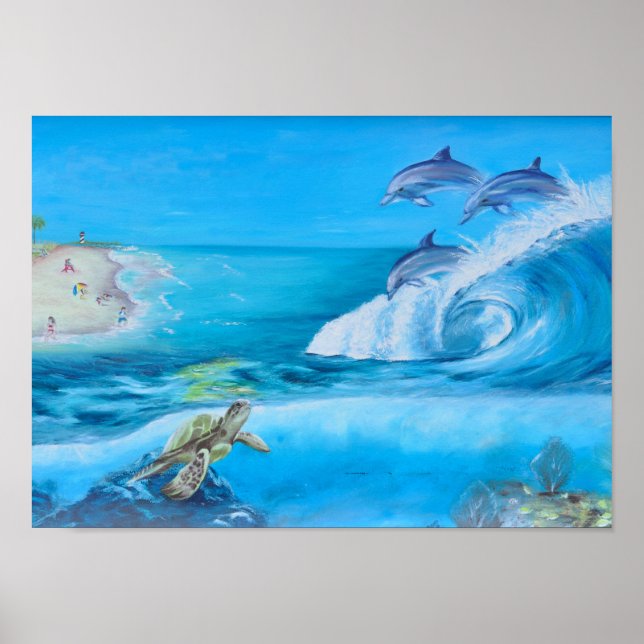 Poster Peixes Tropicais (Frente)