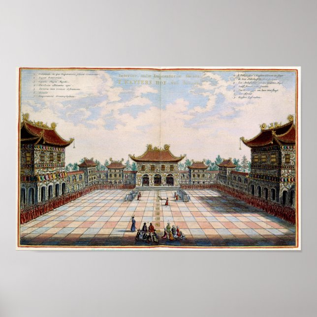 Poster PEKING CHINA por Nieuhoff (Frente)