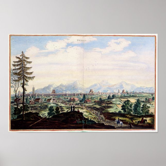 Pôster PEKING de Nieuhoff (Frente)