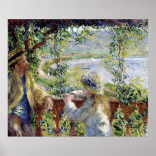 Poster Pela água - Pierre-Auguste Renoir - 1880