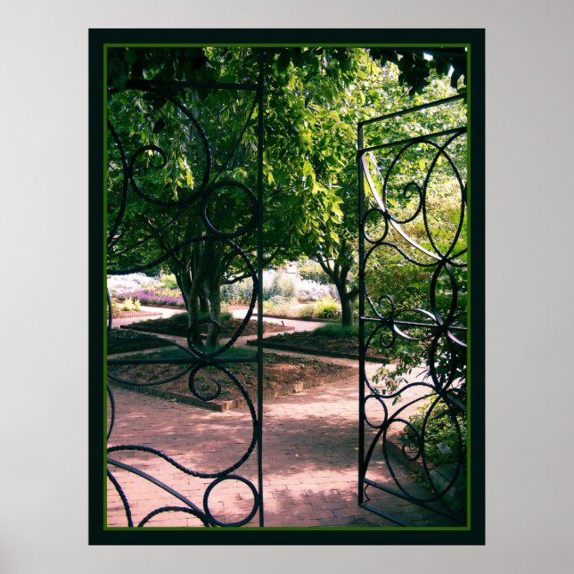 Pôster Pela Porta do Jardim (Frente)