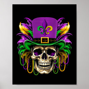 Poster Pele de Açúcar Mardi Gras Costume Men Mulheres Cri
