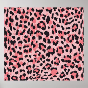 Poster Pele-leopardo: textura perfeita da safra