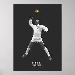 Poster Pelé minimalista - 1940-2022