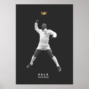 Poster Pelé minimalista - 1940-2022