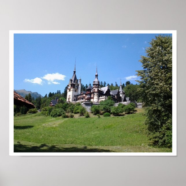 Pôster Peles Castle, Sinaia, Romênia (Frente)