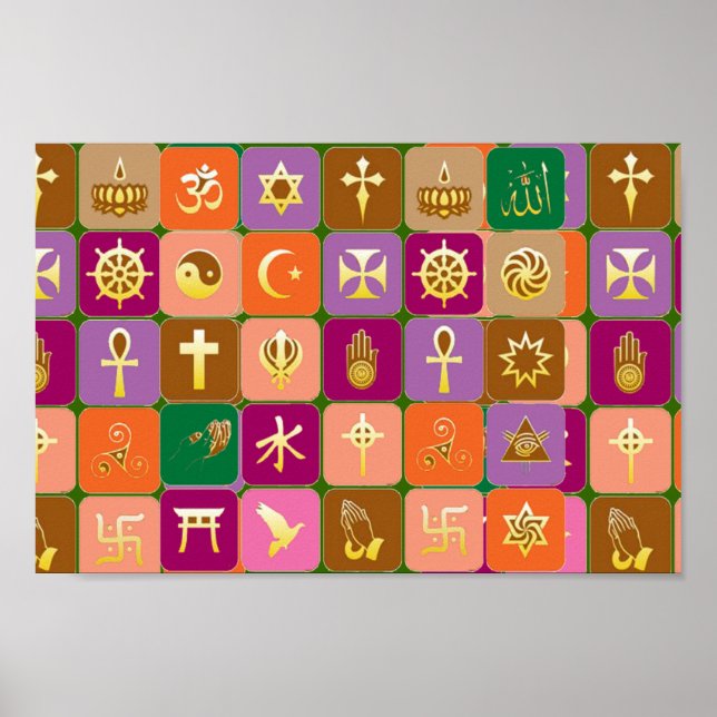 Pôster Pelo espírito aberto : RESPEITO POR TODAS AS RELIG (Frente)