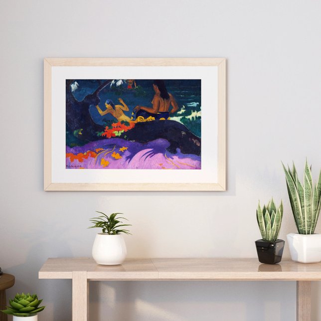 Poster Pelo mar, Paul Gauguin (Criador carregado)