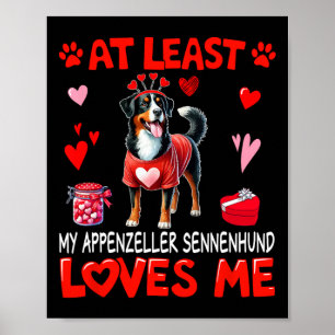 Poster Pelo Menos Appenzeller Sennenhund Amando-Me Valent