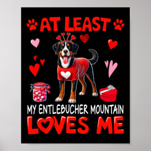 Poster Pelo Menos Meu Entlebucher Ama Montanha Valenti