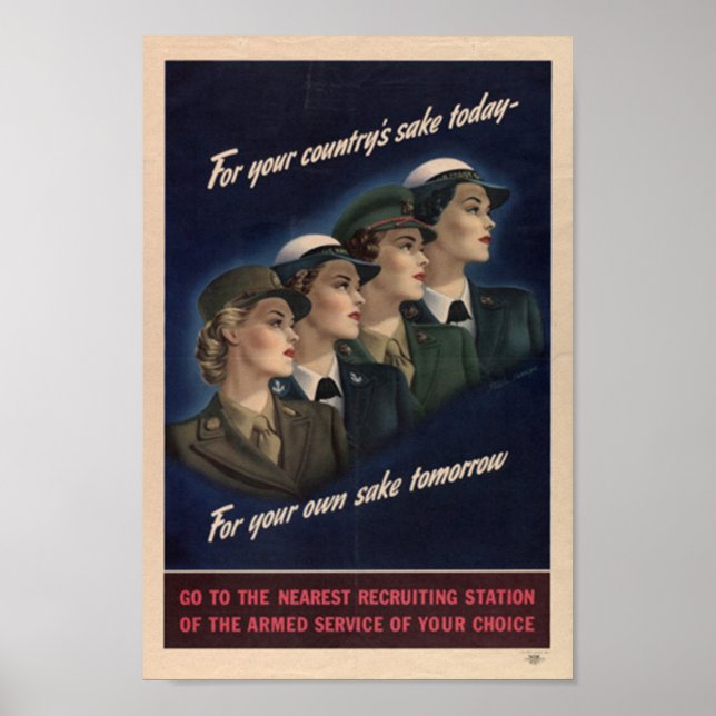 Pôster Pelo Seu País (Frente)