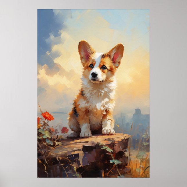 Poster Pembroke Welsh Corgi (Frente)