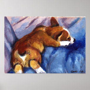 Pôster Pembroke Welsh Corgi Print
