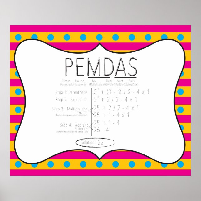 POSTER PEMDAS (Frente)