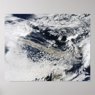 Pôster Pena da cinza do vulcão 2 de Eyjafjallajokull