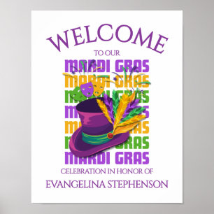 Poster Pena de Cartola MARDI GRAS