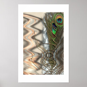 Poster Penas de Pavão Desenho G por COHOE13