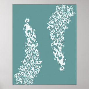 Pôster Penas do pavão