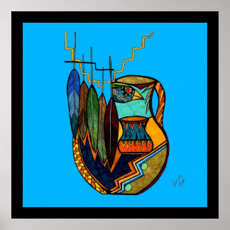 Pôster Penas e Reprodução de Espírito Pote