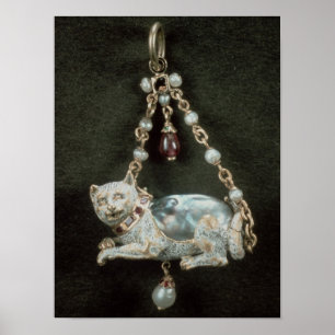 Poster Pendente do gato do renascimento