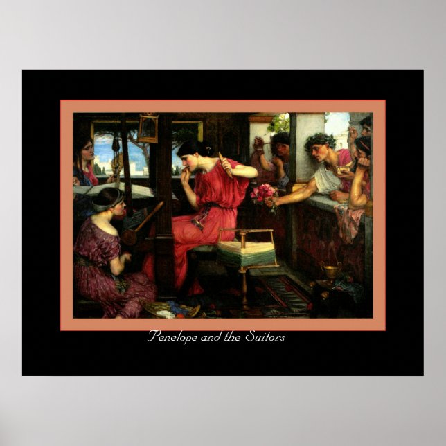 Pôster Penelope e Suitors (Frente)