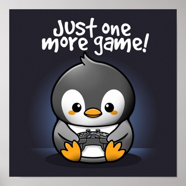 Poster Pengin só mais um jogo (Frente)