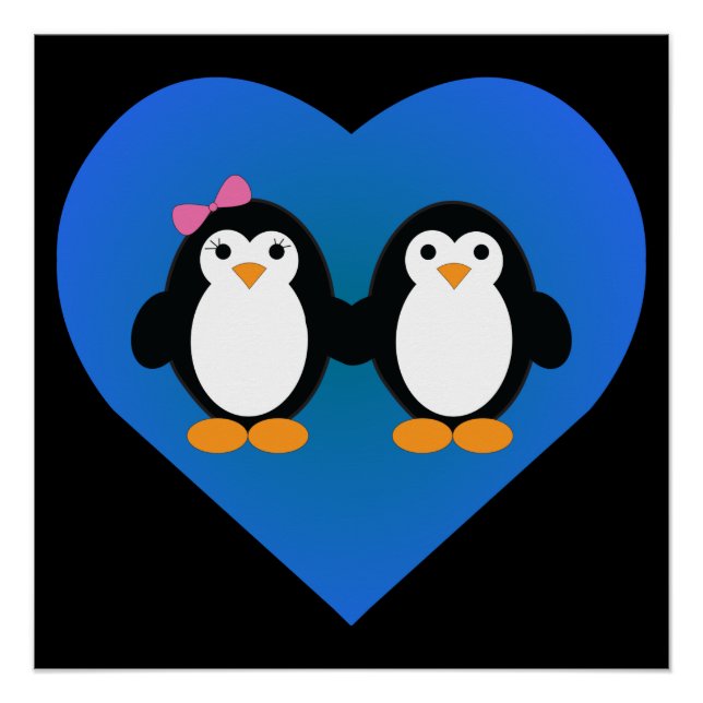 Pôster Penguin Love (Frente)