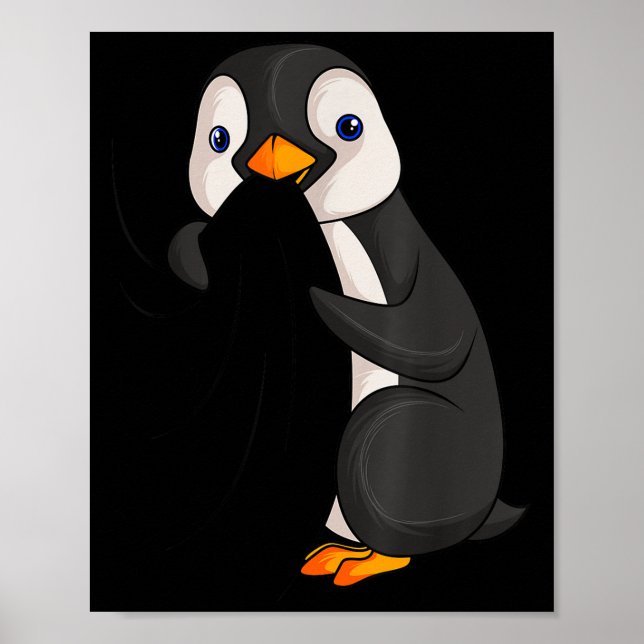 Poster Penguin Lover Kids Girl Women Men  (Frente)