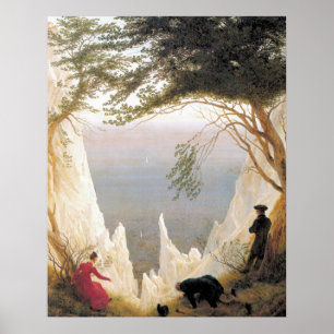 Poster Penhascos de giz de Ruegen