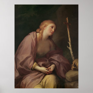 Poster Penitente Magdalene   c.1765 (óleo em canvas)