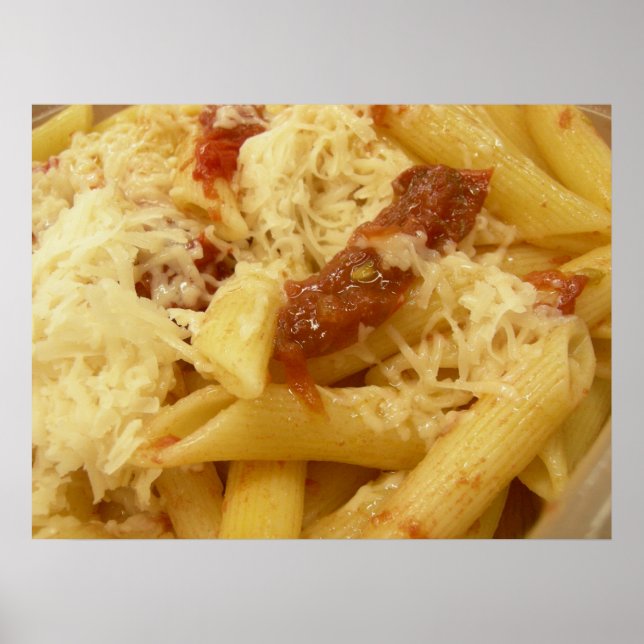 Poster Penne pasta, tomatoes & cheese (Frente)