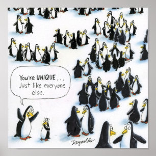 Poster   Penquin original   de Dan Reynolds  